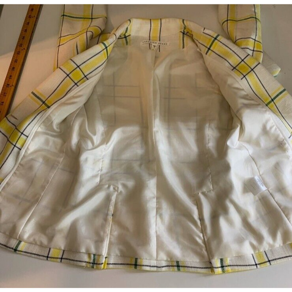 Veronica Beard Blazer Womens 2 Multi School Boy Dickey Plaid One Button Jacket - Picture 7 of 12